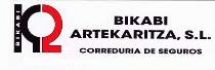 BIKABI ARTEKARITZA, S.L.  CORREDURIA DE 